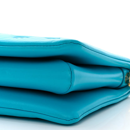 Louis Vuitton Lambskin Embossed Monogram Coussin PM Turquoise 11 of 11