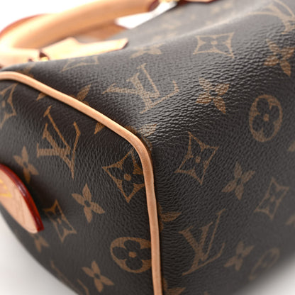 Louis Vuitton Monogram Speedy Bandouliere 20 Beige 9 of 13