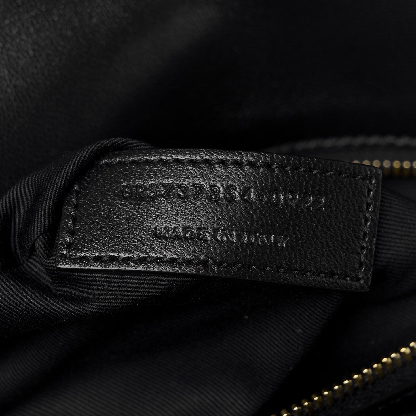 Lambskin Carre Quilted Le Maillon Satchel Black