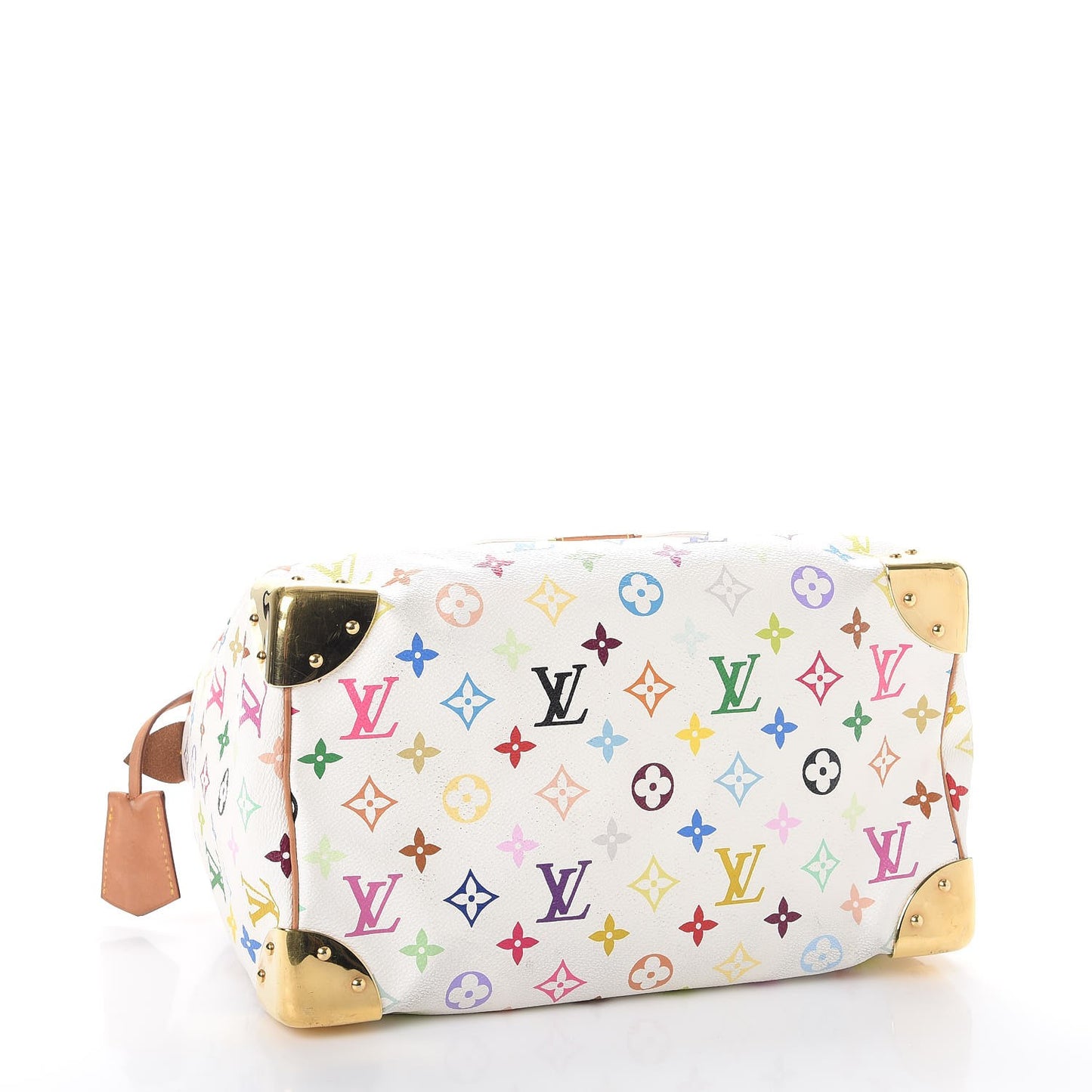 Monogram Multicolor Speedy 30 White