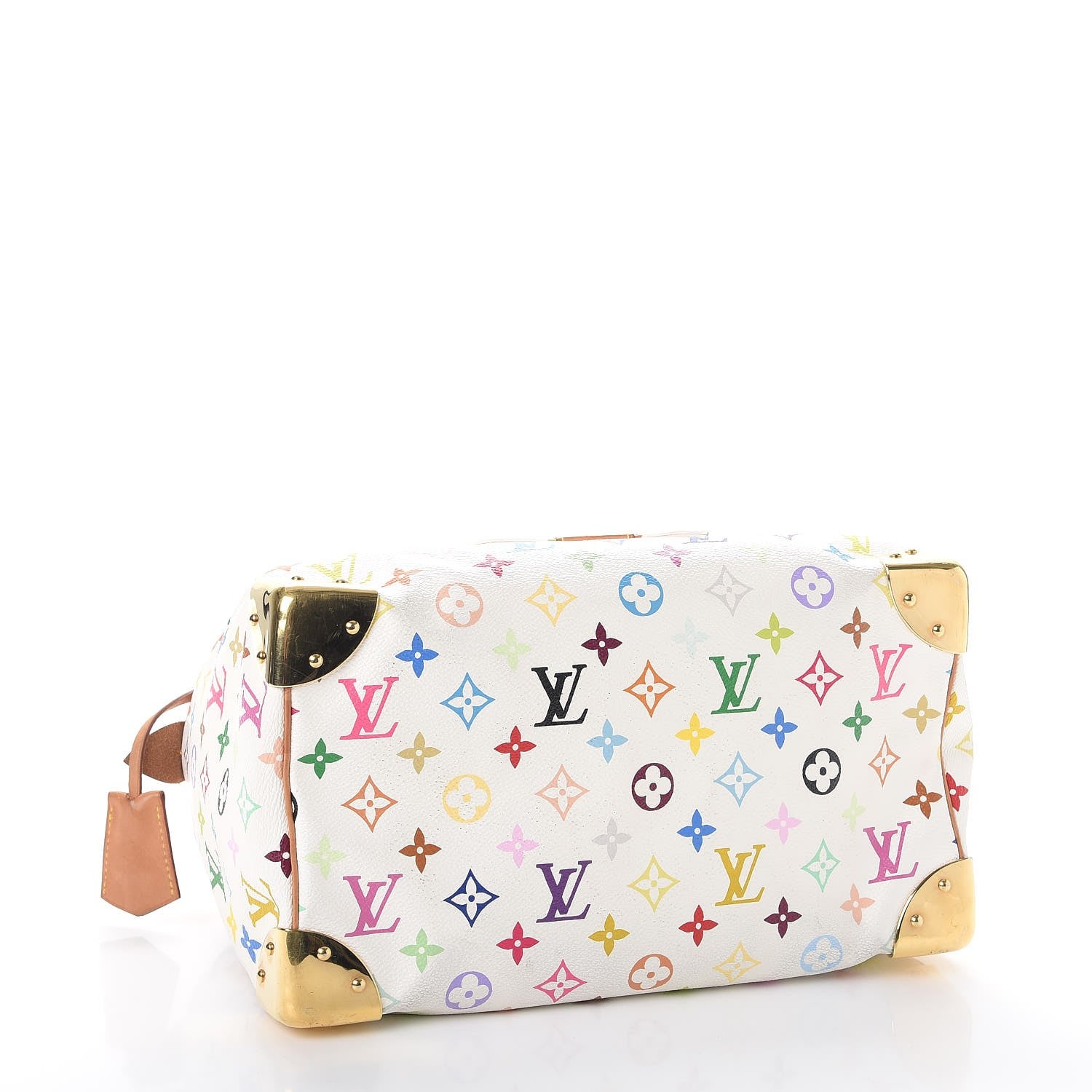 Louis Vuitton Monogram Multicolor Speedy 30 White 4 of 18