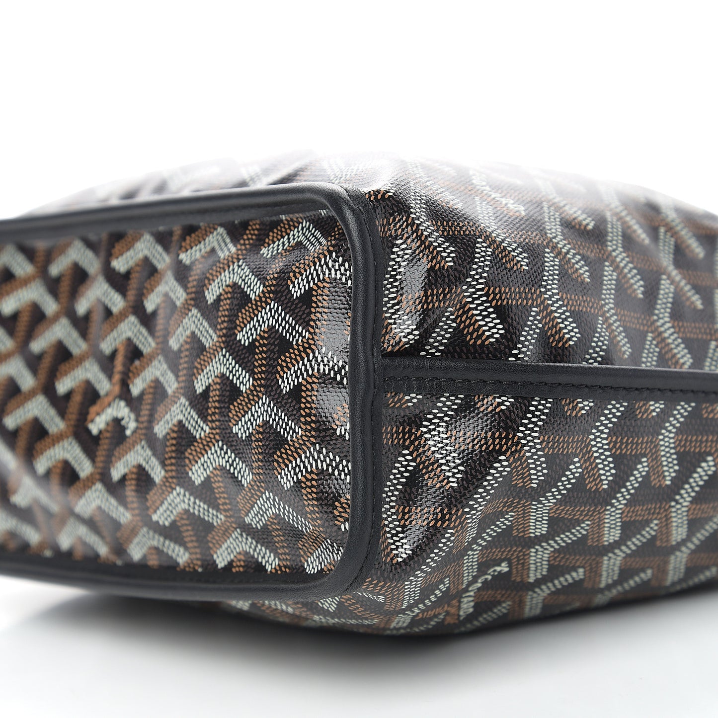 Goyardine Reversible Mini Anjou Black