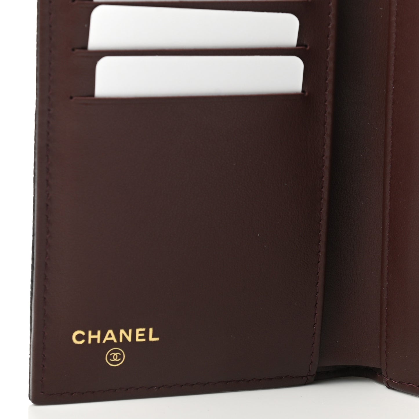 Caviar Quilted Medium Flap Wallet Black