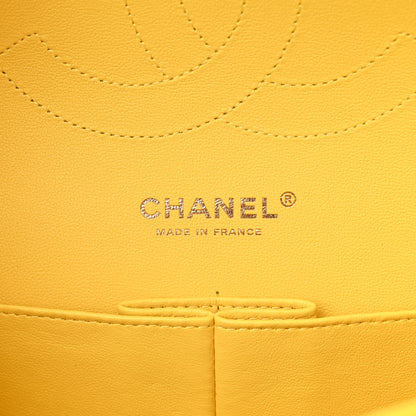 Chanel Caviar Quilted Jumbo Double Flap Yellow 6 of 11