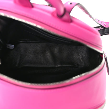 MCM Calfskin Mini Duchess Polke Studs Backpack Electric Pink 5 of 10