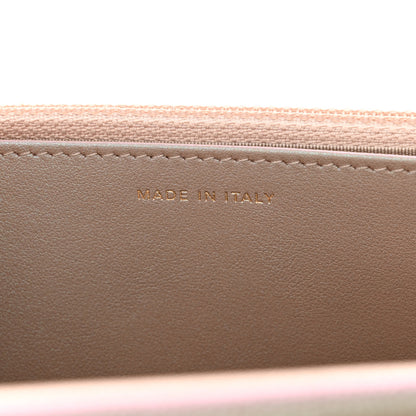 Chanel Iridescent Caviar Quilted Wallet on Chain WOC Beige 7 of 11