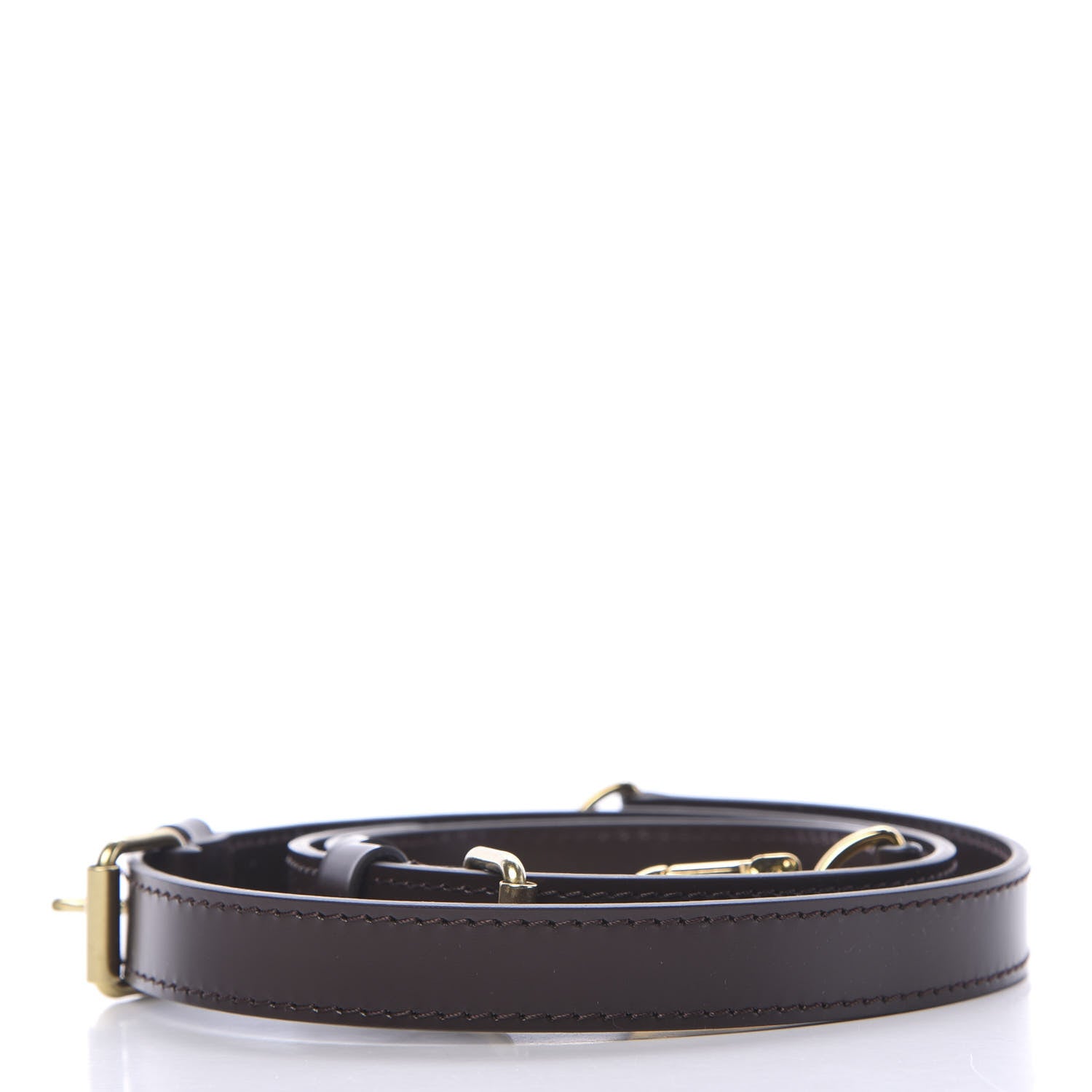 Louis Vuitton Calfskin Adjustable Speedy Bandouliere Shoulder Strap Brown 2 of 4