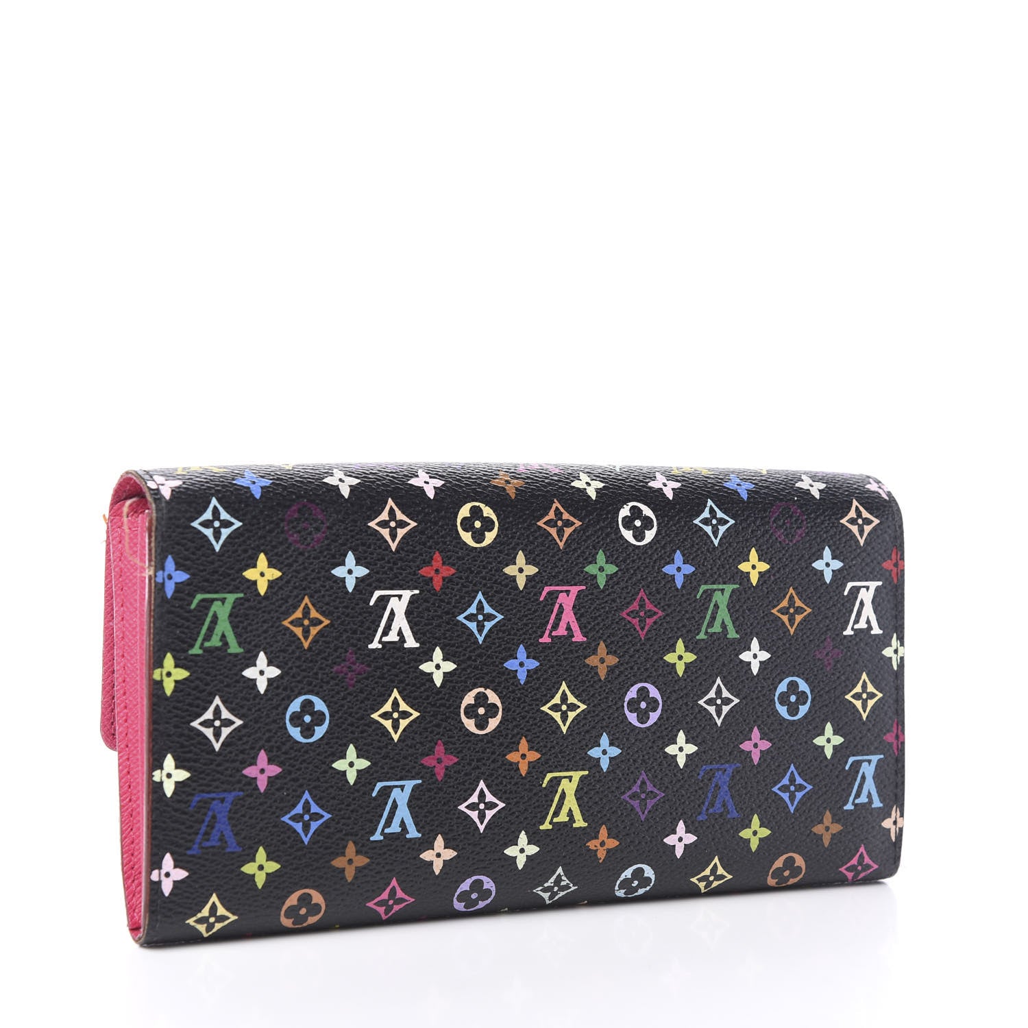 Louis Vuitton Monogram Multicolor Sarah Wallet Black Grenade 2 of 7