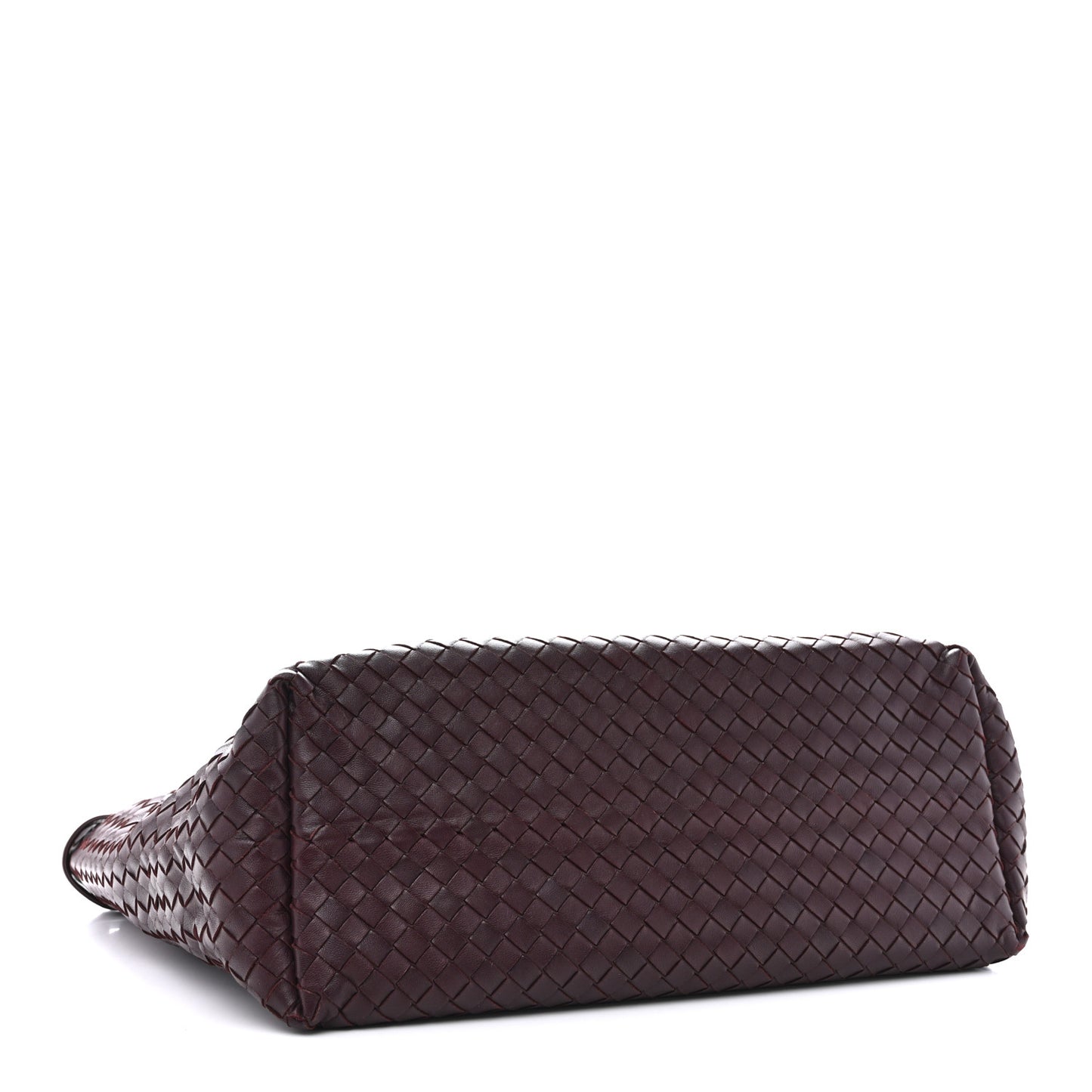 Nappa Intrecciato Bella Tote Aubergine