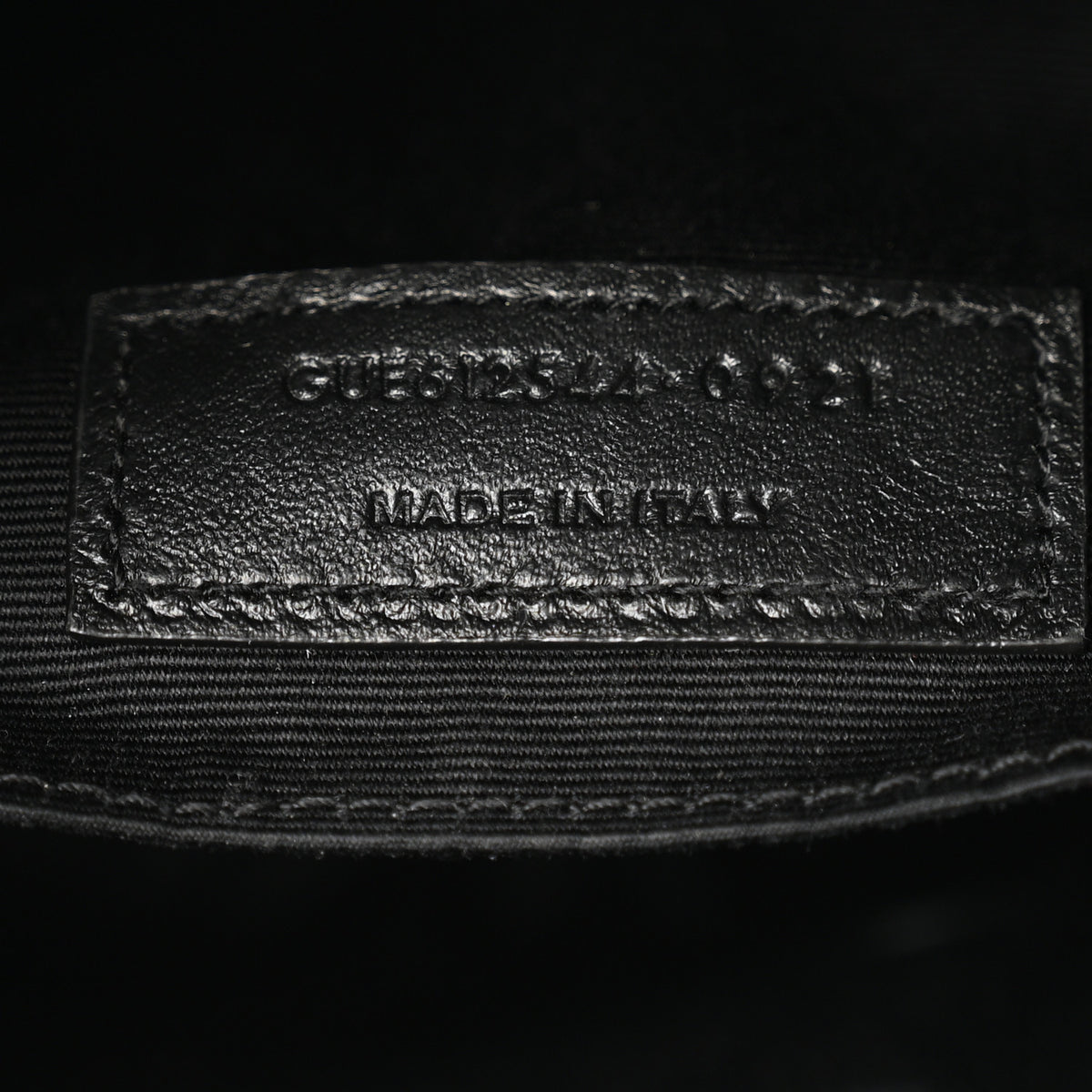 Saint Laurent Calfskin Matelasse Monogram Lou Camera Bag Black 7 of 10