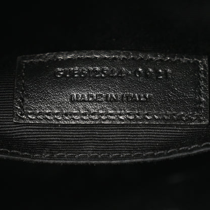 Saint Laurent Calfskin Matelasse Monogram Lou Camera Bag Black 7 of 10