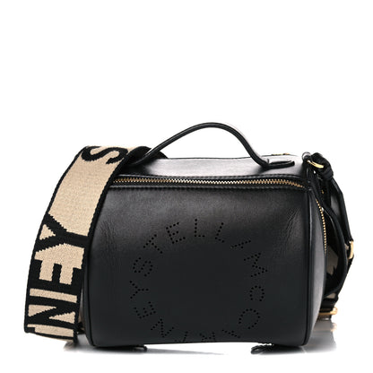 Stella McCartney Eco Alter Nappa Perforated Logo Shoulder Bag Black 1 of 13