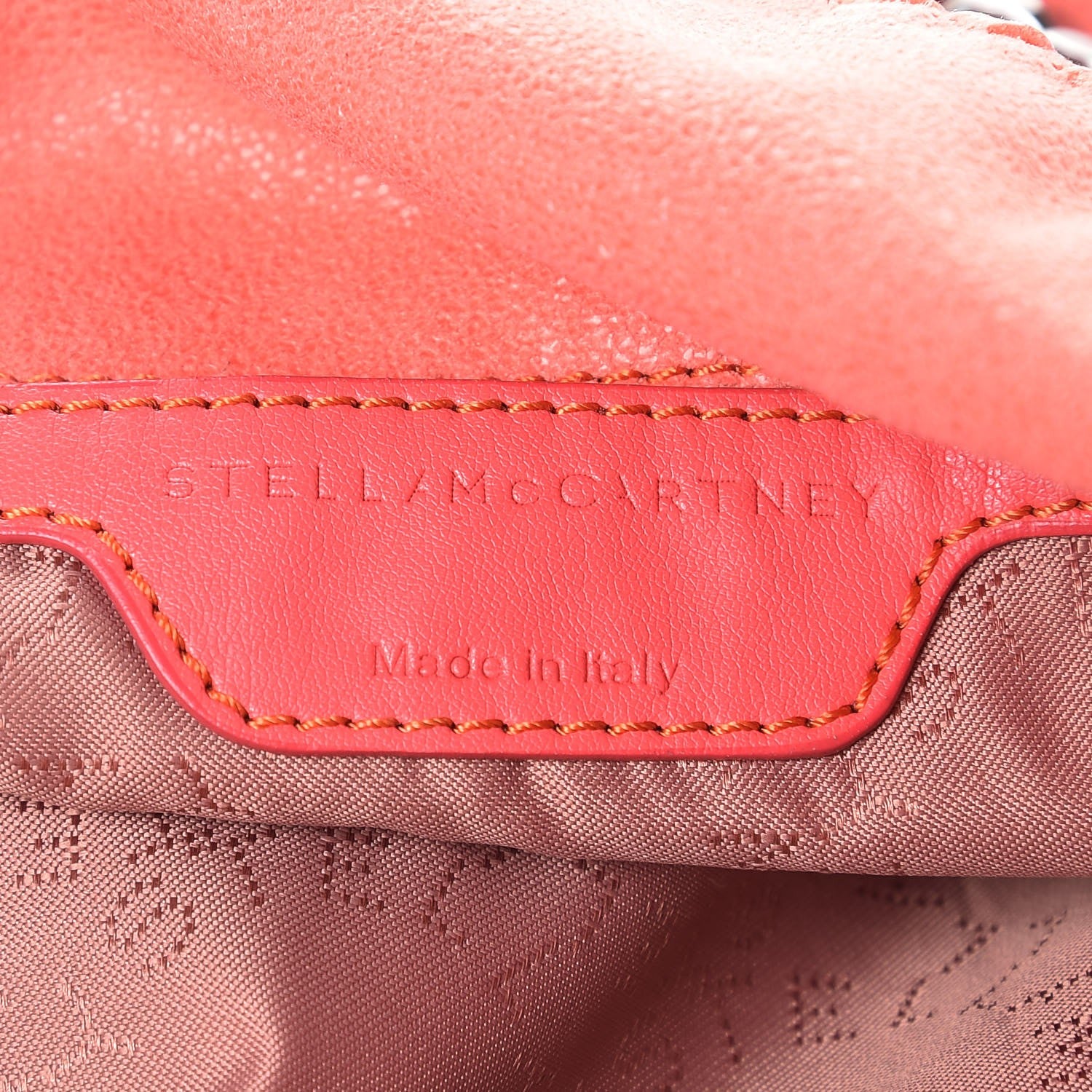 Stella McCartney Shaggy Deer Mini Falabella Fold Over Tote Peony 6 of 10