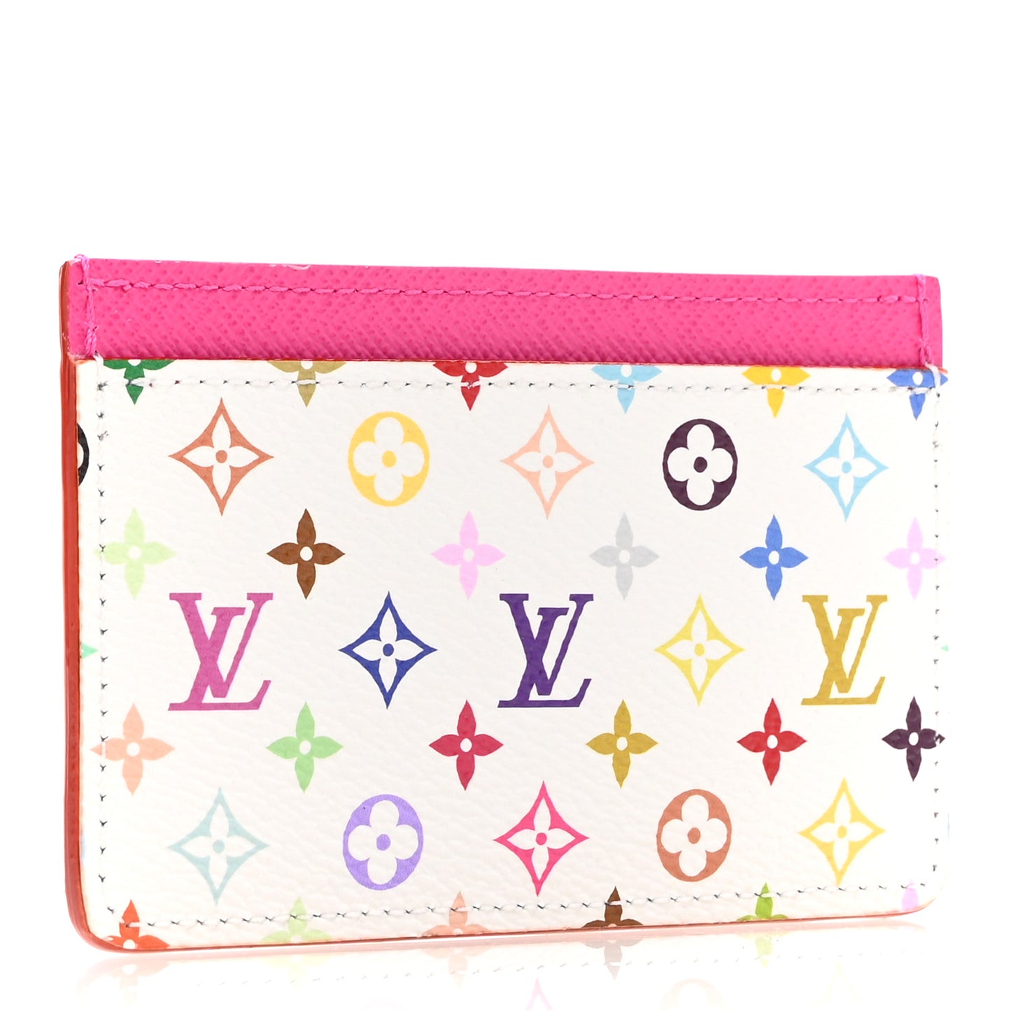 LV X TM Monogram Multicolor Card Holder Kawaii Pink
