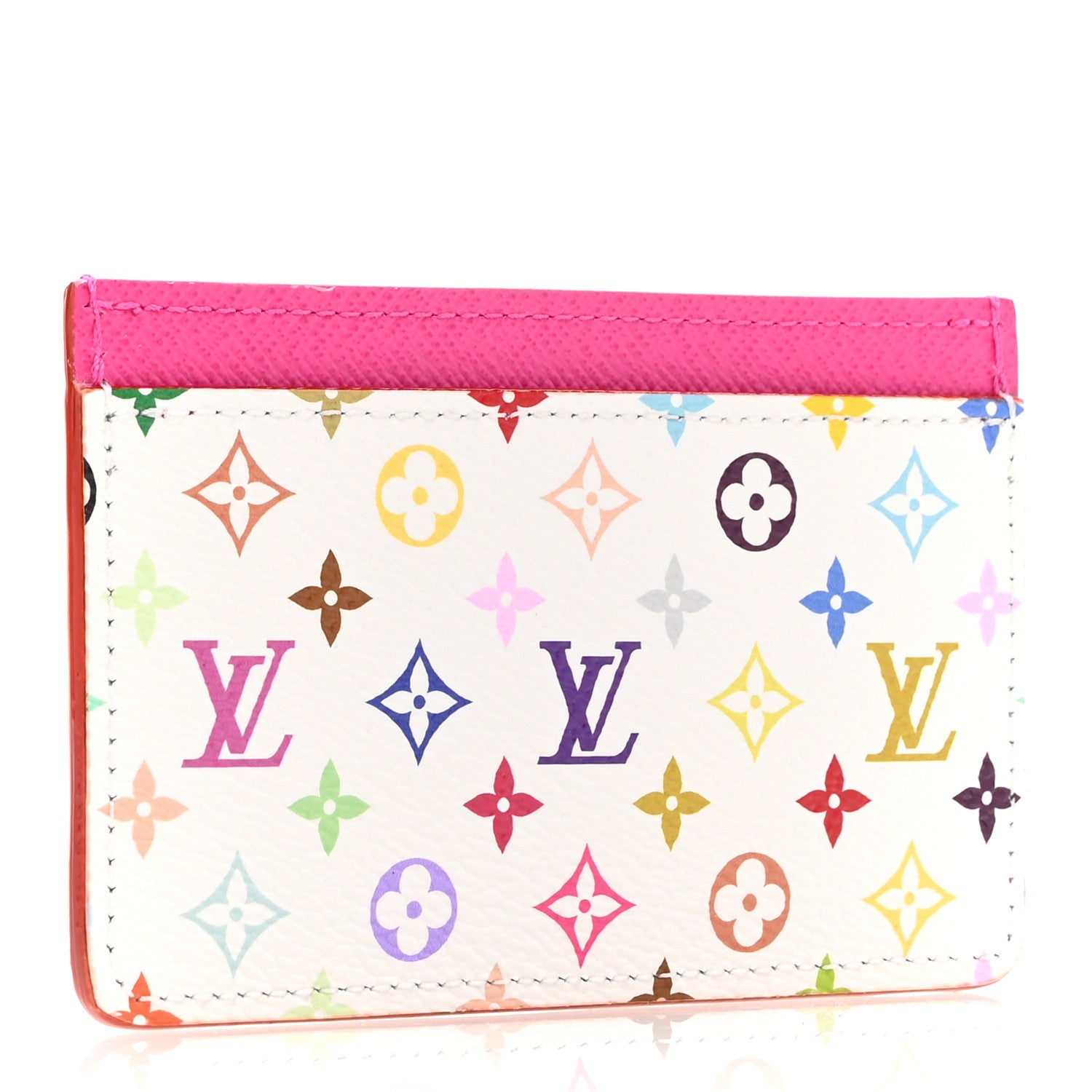 Louis Vuitton LV X TM Monogram Multicolor Card Holder Kawaii Pink 3 of 7