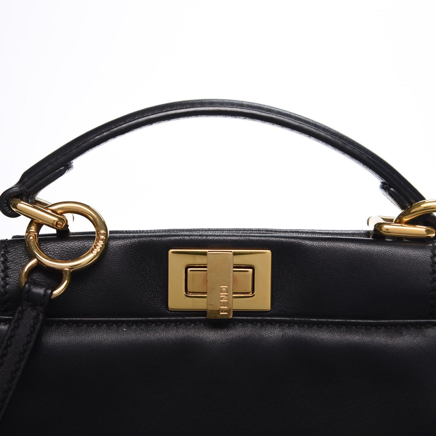 Nappa Mini Peekaboo Iconic Satchel Black