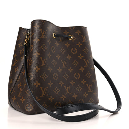 Louis Vuitton Monogram Neonoe MM Black 3 of 9