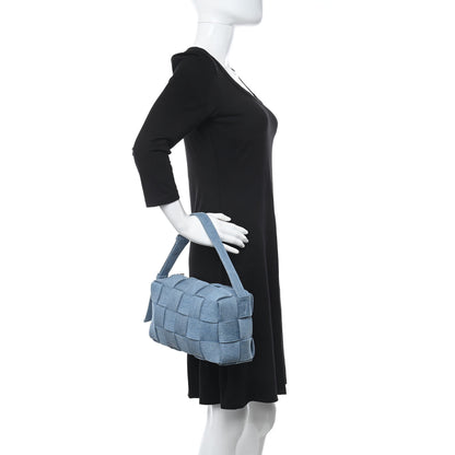 Bottega Veneta Denim Maxi Intrecciato Brick Cassette Bag Indigo 2 of 9