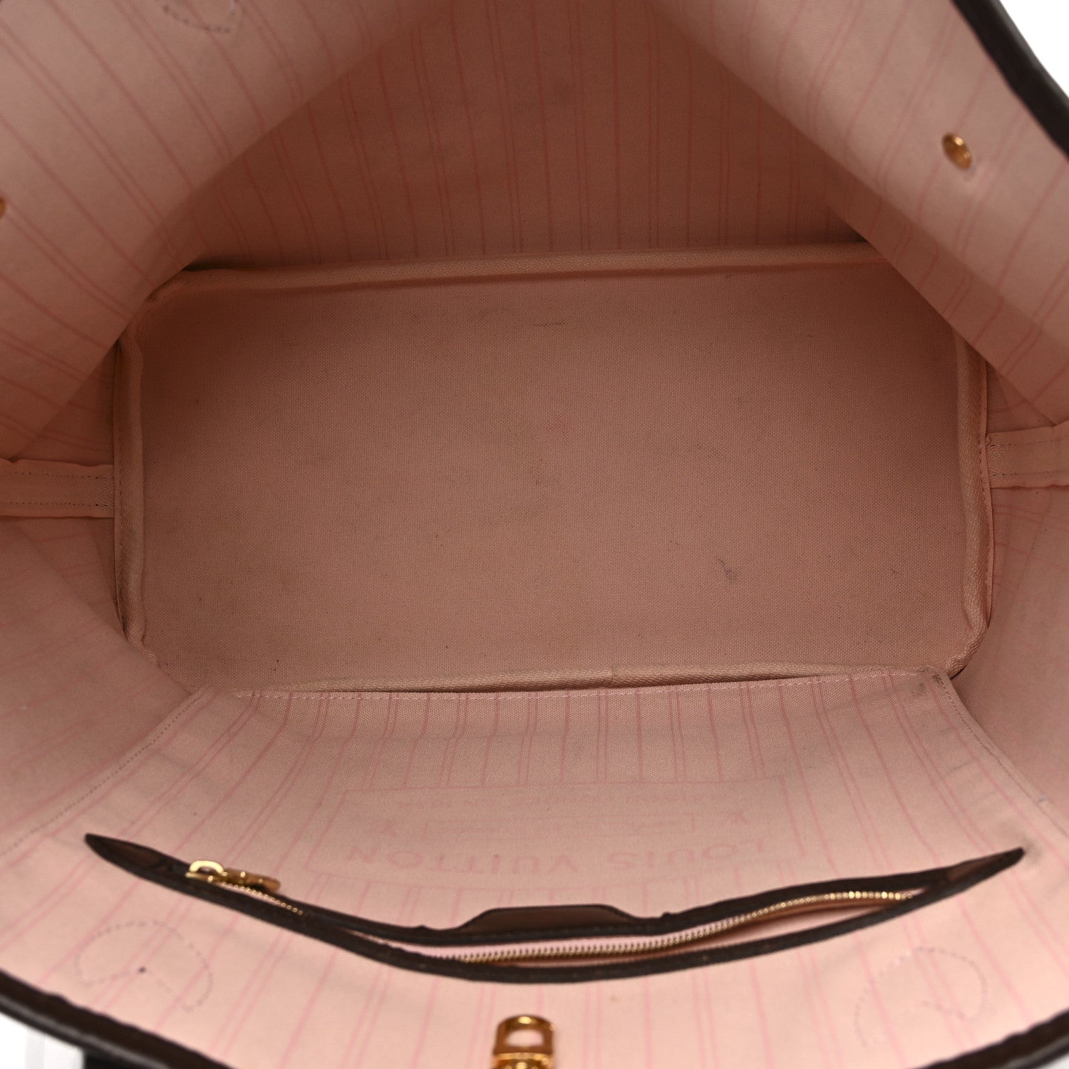 Louis Vuitton Damier Ebene Neo Neverfull MM Rose Ballerine 6 of 13