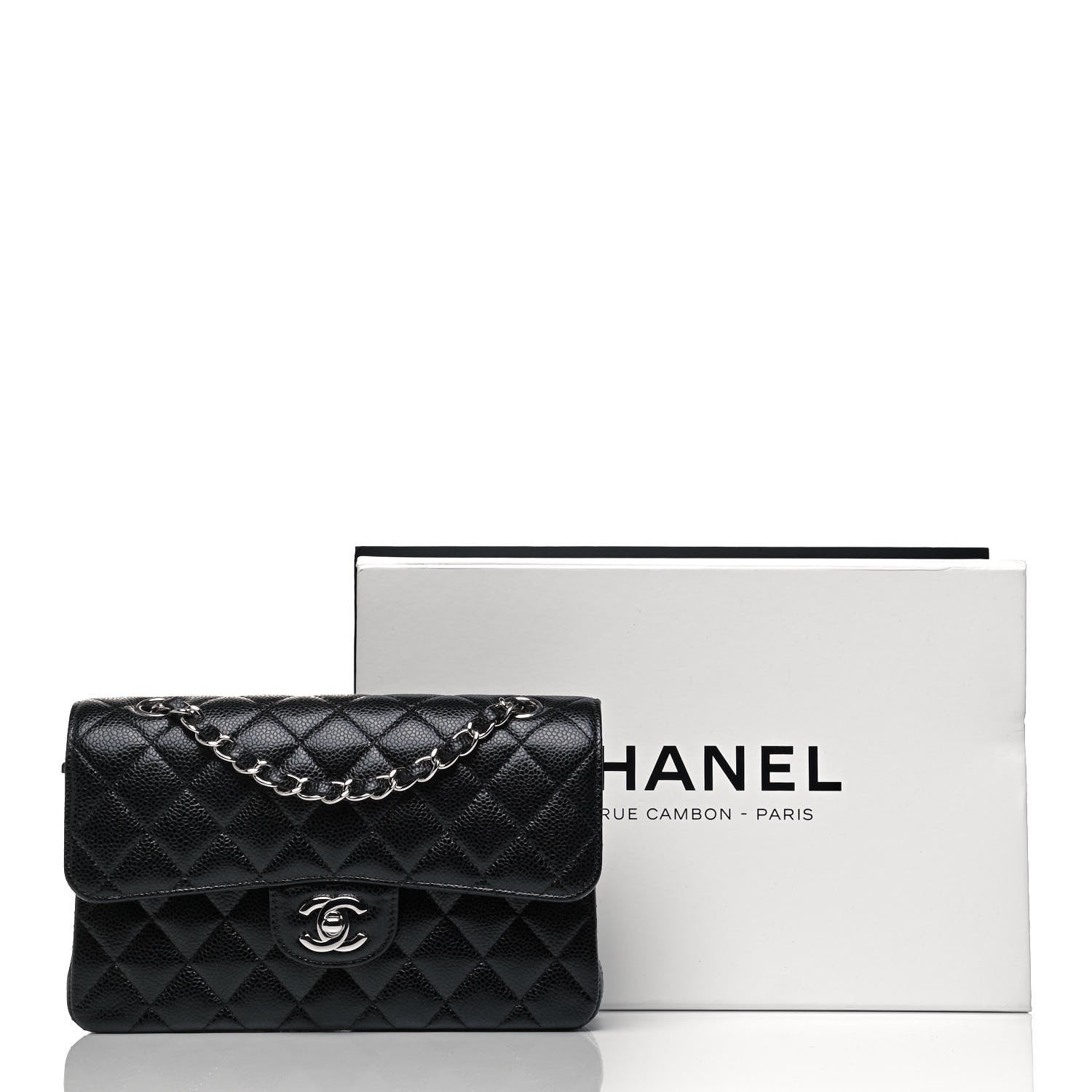 Chanel Caviar Quilted Small Double Flap Black 7 of 10