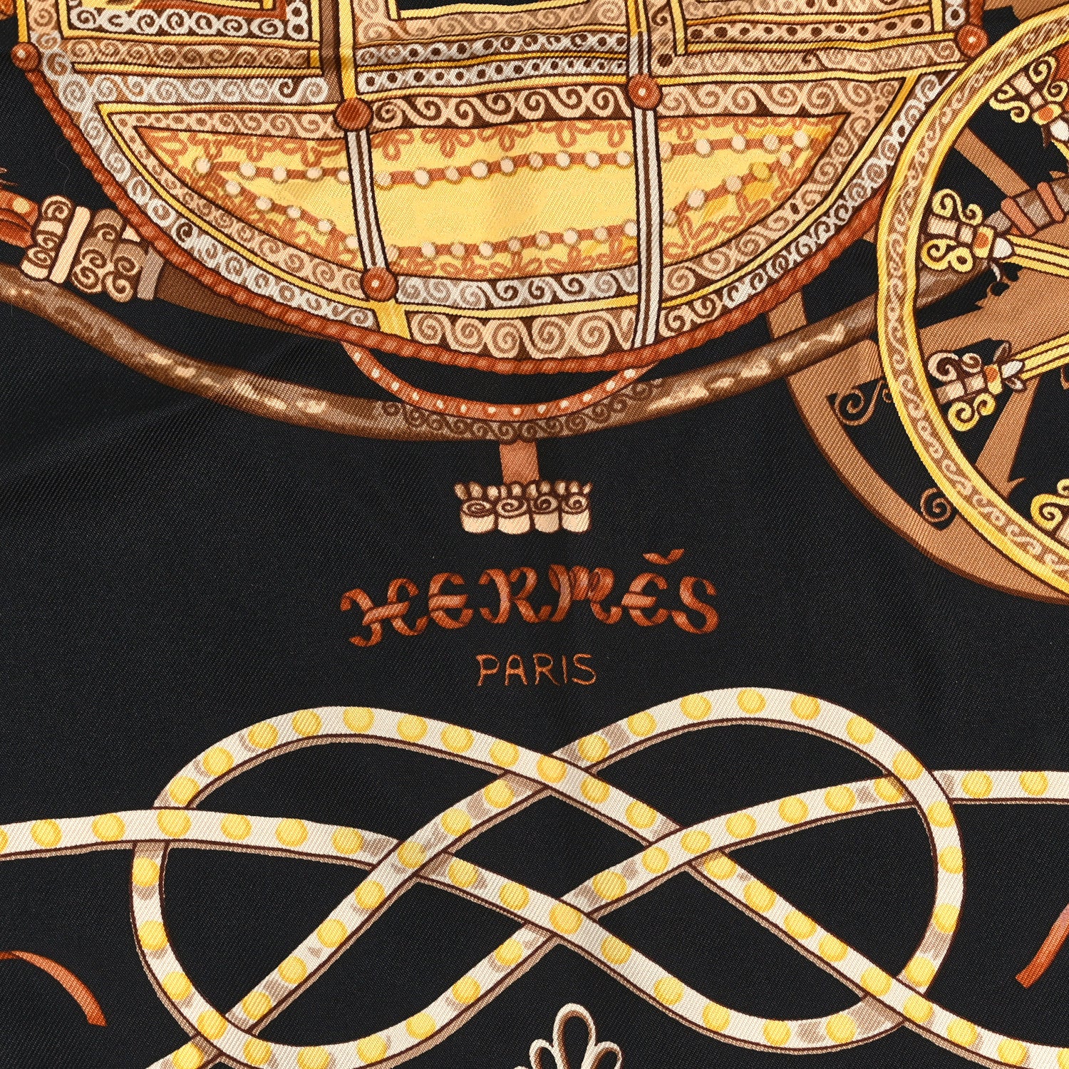 Hermes Silk Paperoles Scarf 90 3 of 4