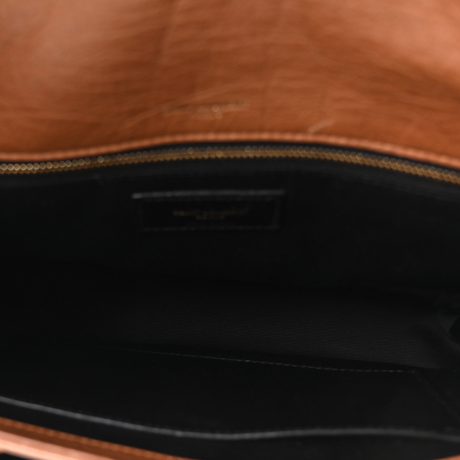 Saint Laurent Crinkled Calfskin Matelasse Monogram Medium Niki Chain Satchel Caramel 5 of 11