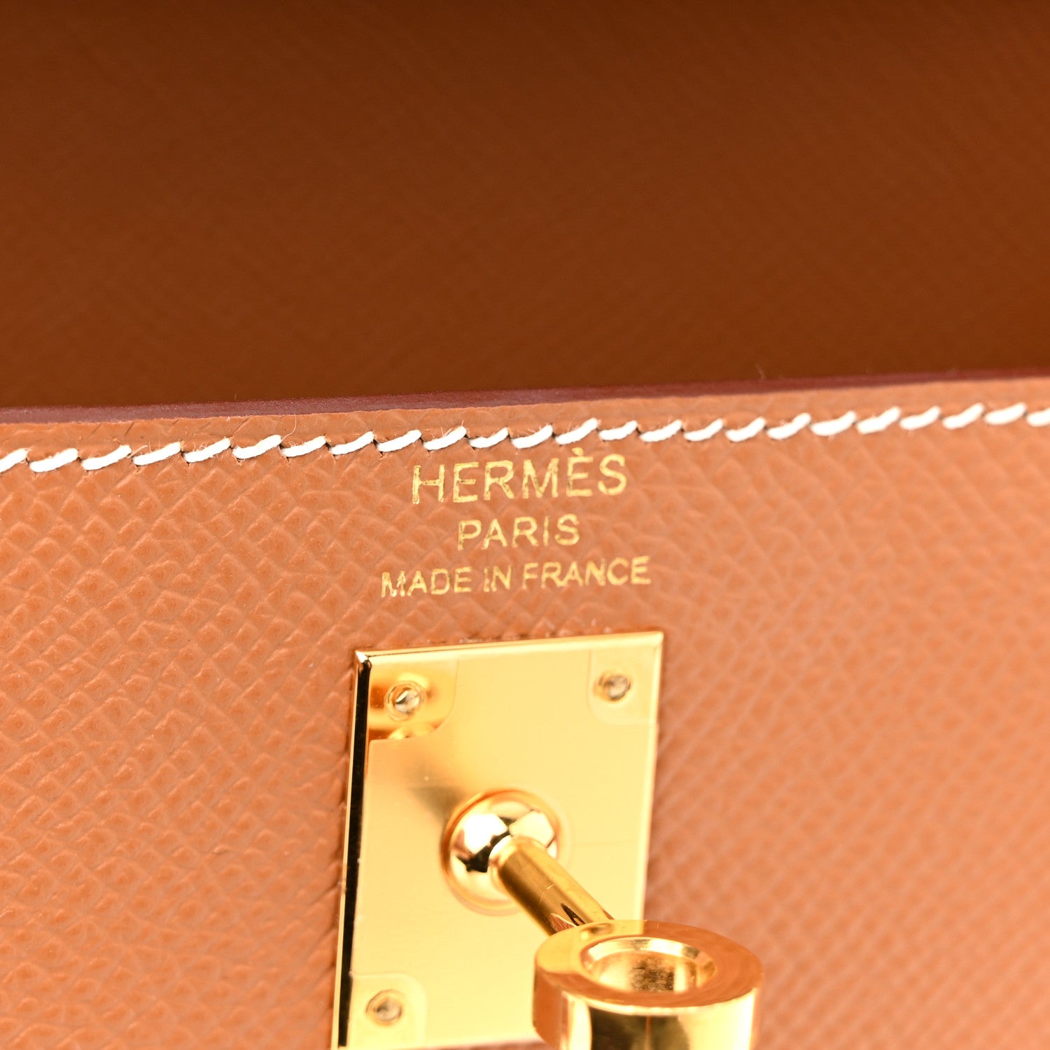 Hermes Epsom Kelly Sellier 25 Gold 6 of 10