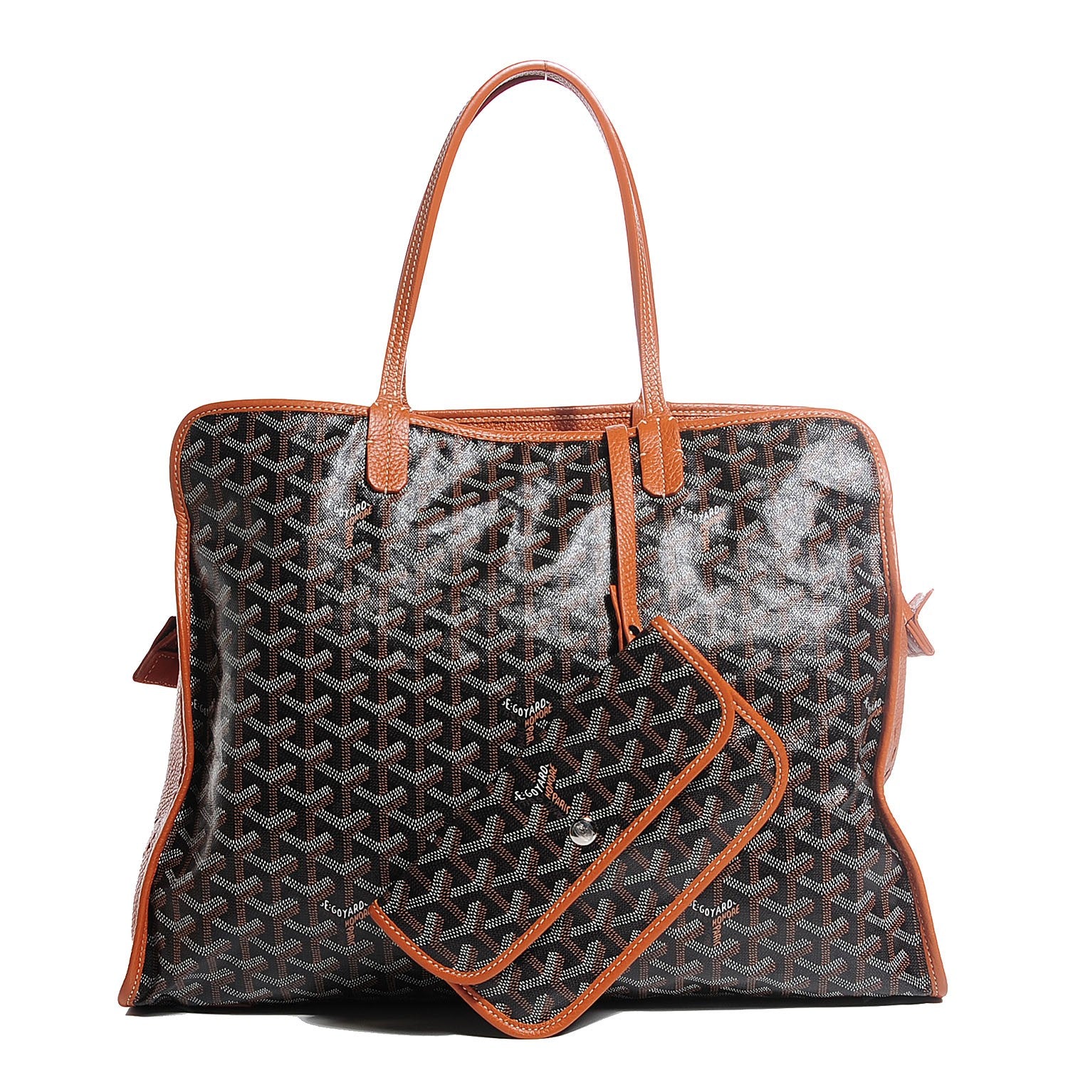 Goyard Goyardine Sac Hardy Pet Carrier PM Black Gold 3 of 10