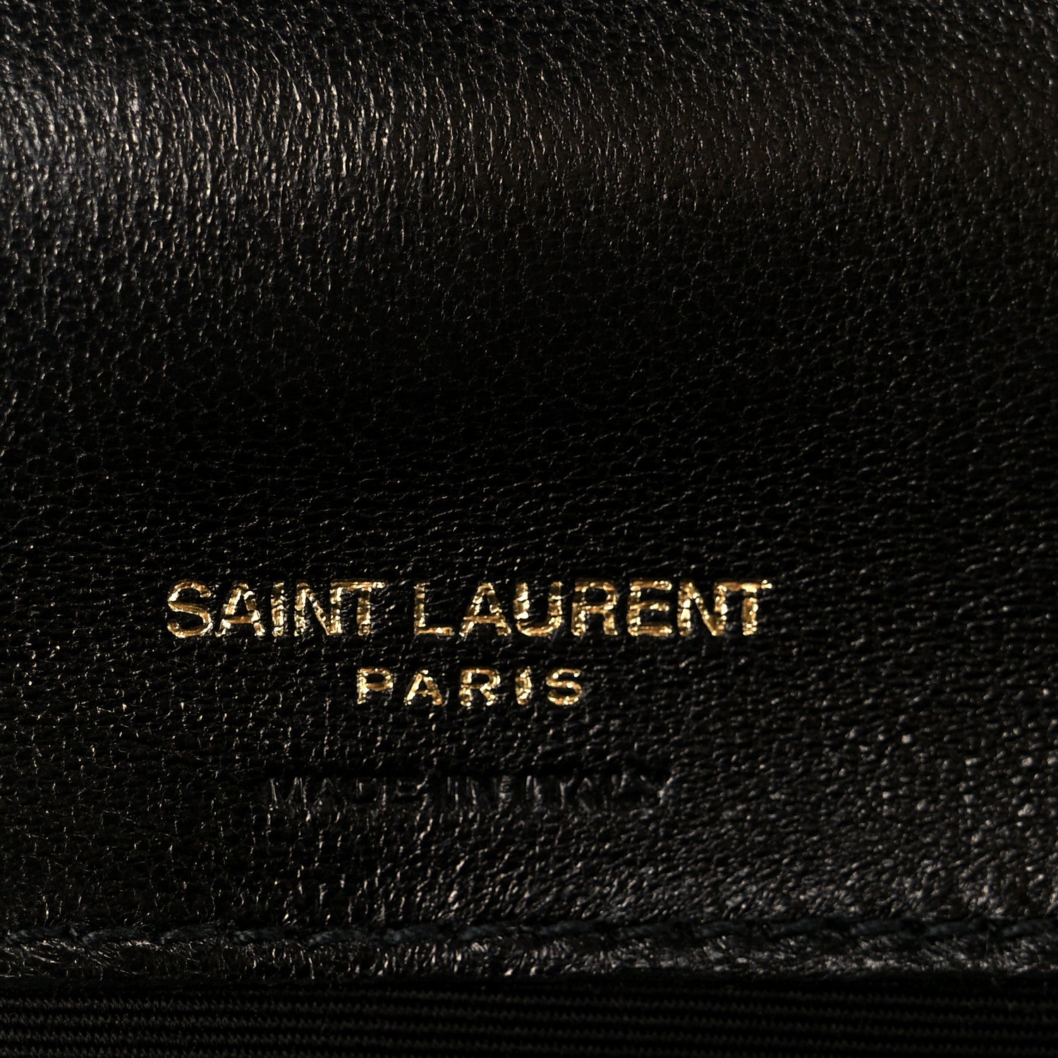 Saint Laurent Lambskin Chevron Quilted Small Loulou Black 8 of 15
