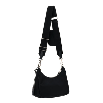 Prada Nylon Re-Edition 2005 Shoulder Bag Black 3 of 12