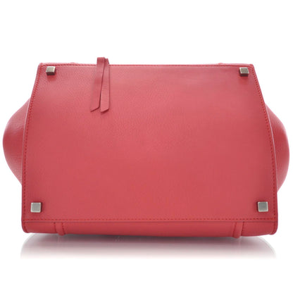 Celine Supple Calfskin Medium Phantom Luggage Vermillion 6 of 10
