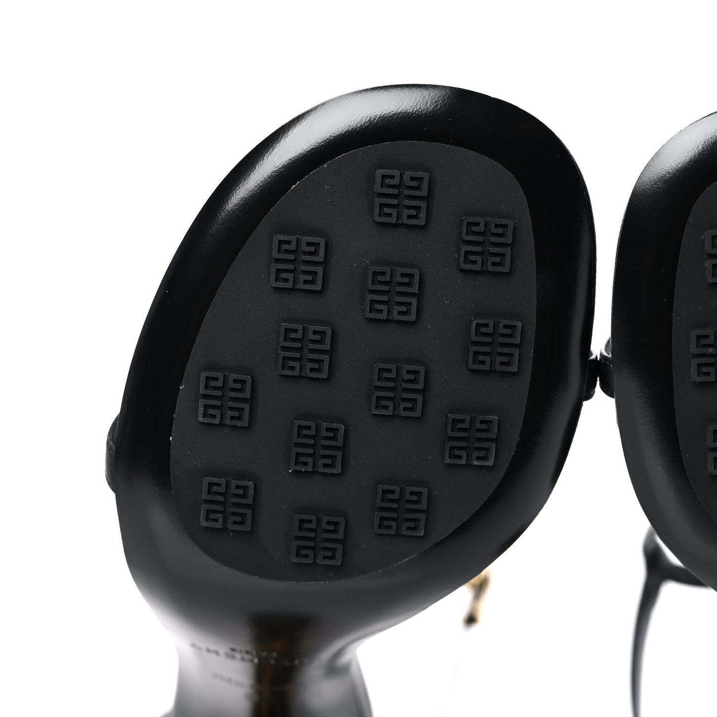 Smooth Nappa G Cube 85mm Sandals 38 Black