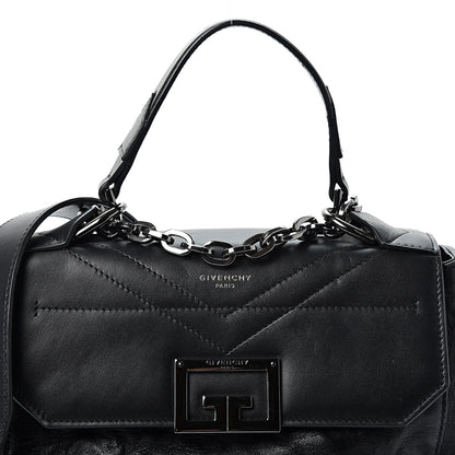 Givenchy Crinkled Patent Calfskin Small ID Flap Black 6 of 8