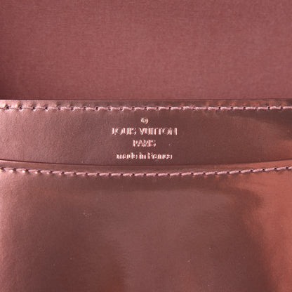 Louis Vuitton Patent Louise PM Chain Clutch Rose Cuivre 6 of 8