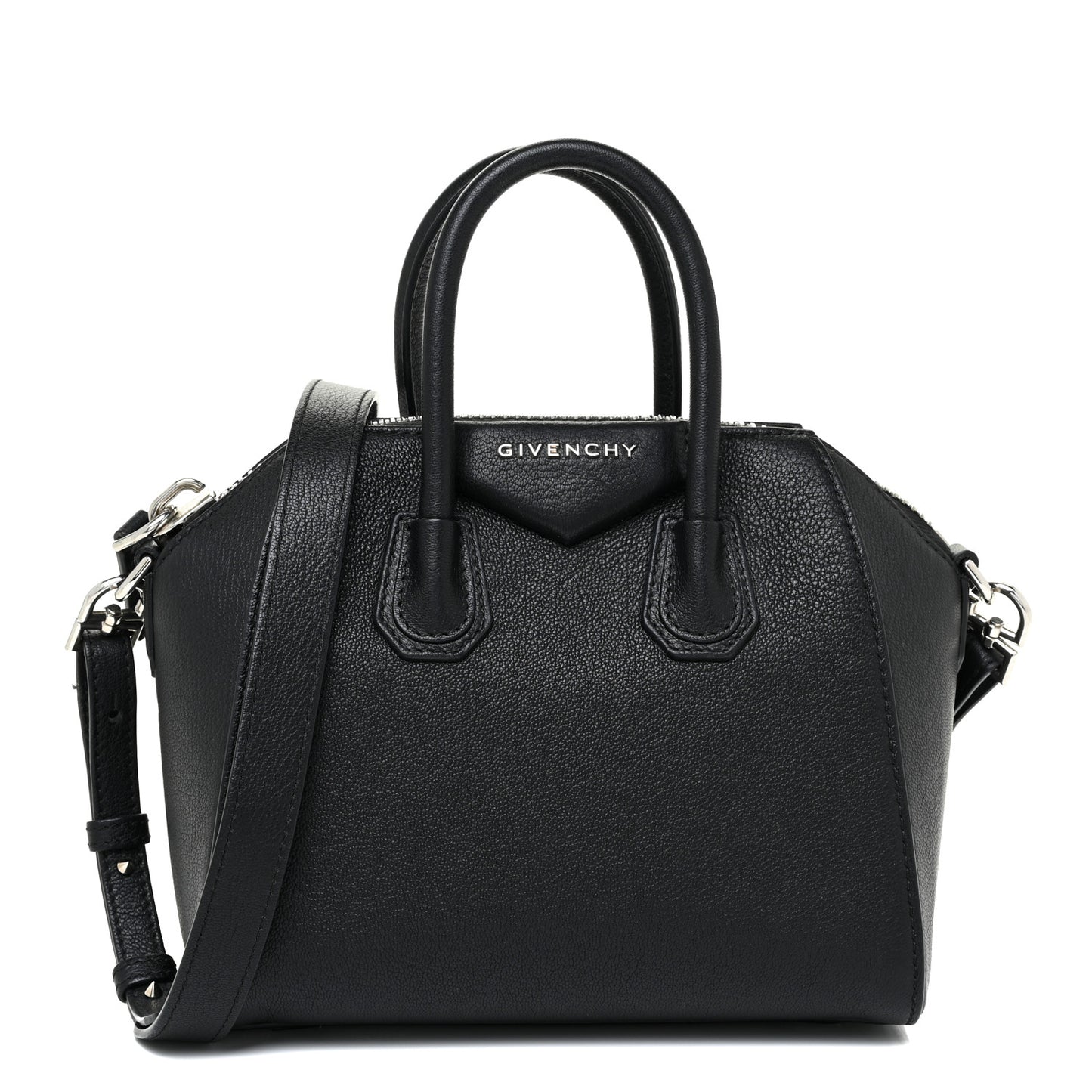 Sugar Goatskin Mini Antigona Black