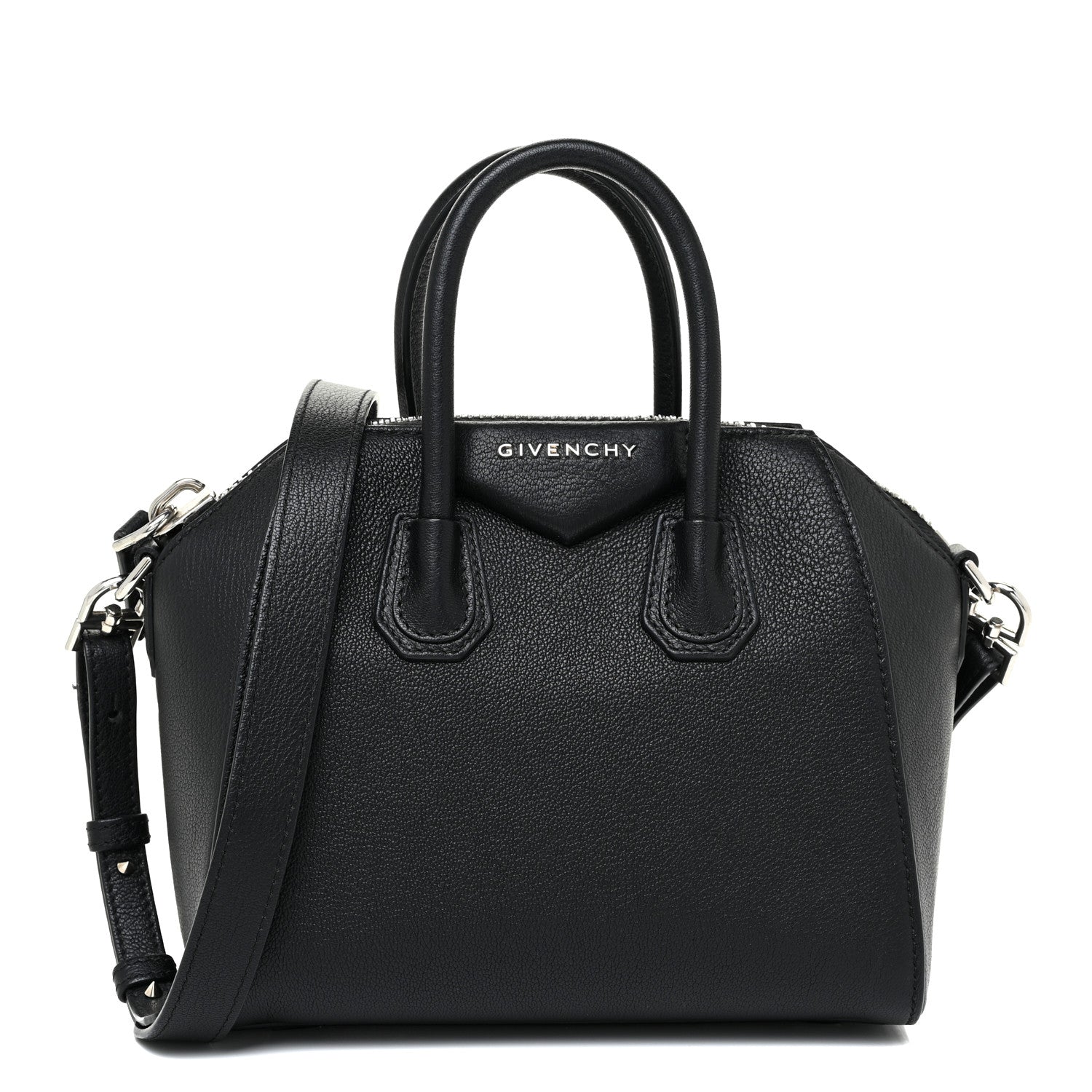 Givenchy Sugar Goatskin Mini Antigona Black 1 of 10