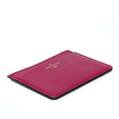 Louis Vuitton Calfskin Jeanne Wallet Card Holder Insert Fuchsia 5 of 8