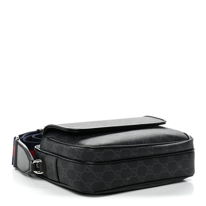 Gucci GG Supreme Monogram Small Crossbody Bag Black 4 of 10