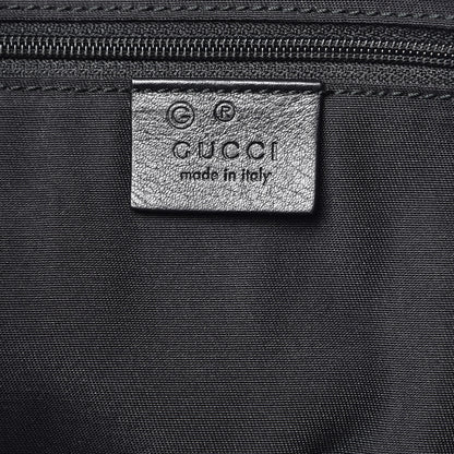 Gucci Guccissima Large GG Charm Convertible Dome Satchel Black 6 of 10