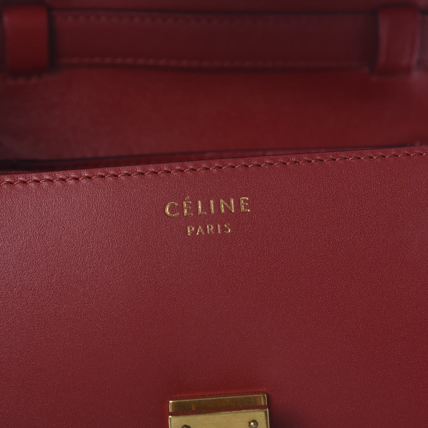Box Calfskin Small Classic Box Flap Bag Red