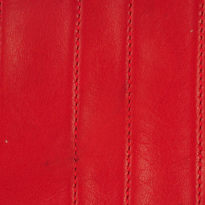 Chanel Lambskin Vertical Quilted Small Medallion Single Flap Red 3 of 12