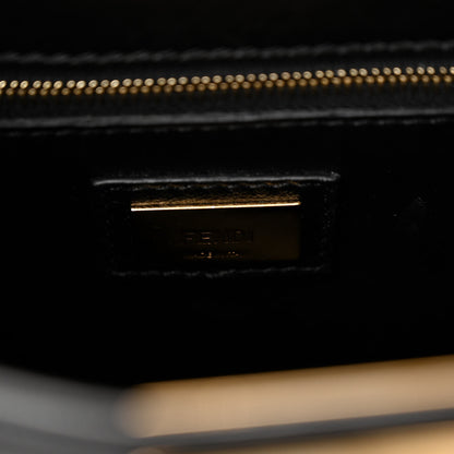 Fendi Nappa Mini Peekaboo Iconic Satchel Black 6 of 10