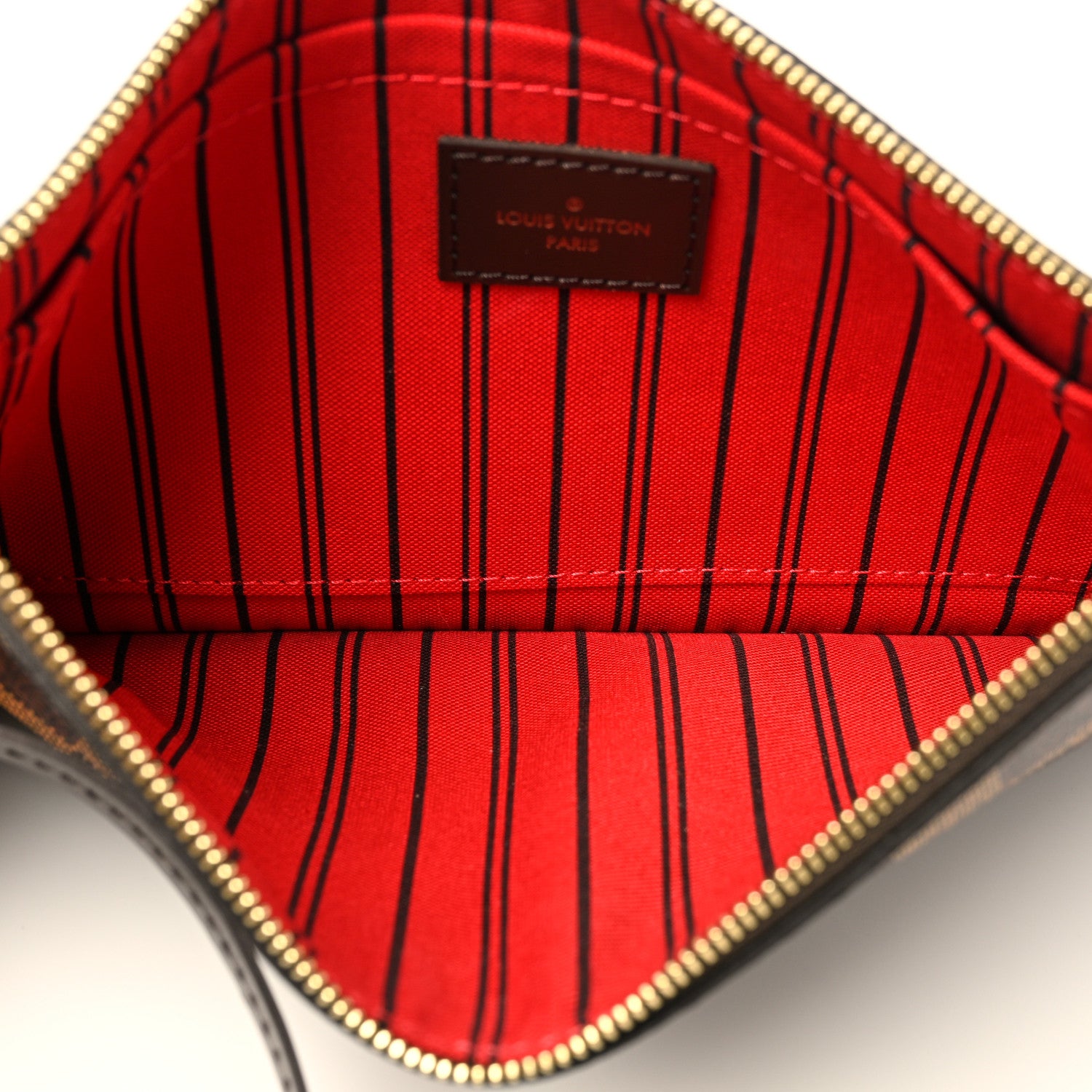 Louis Vuitton Damier Ebene Neverfull MM GM Pochette 5 of 7