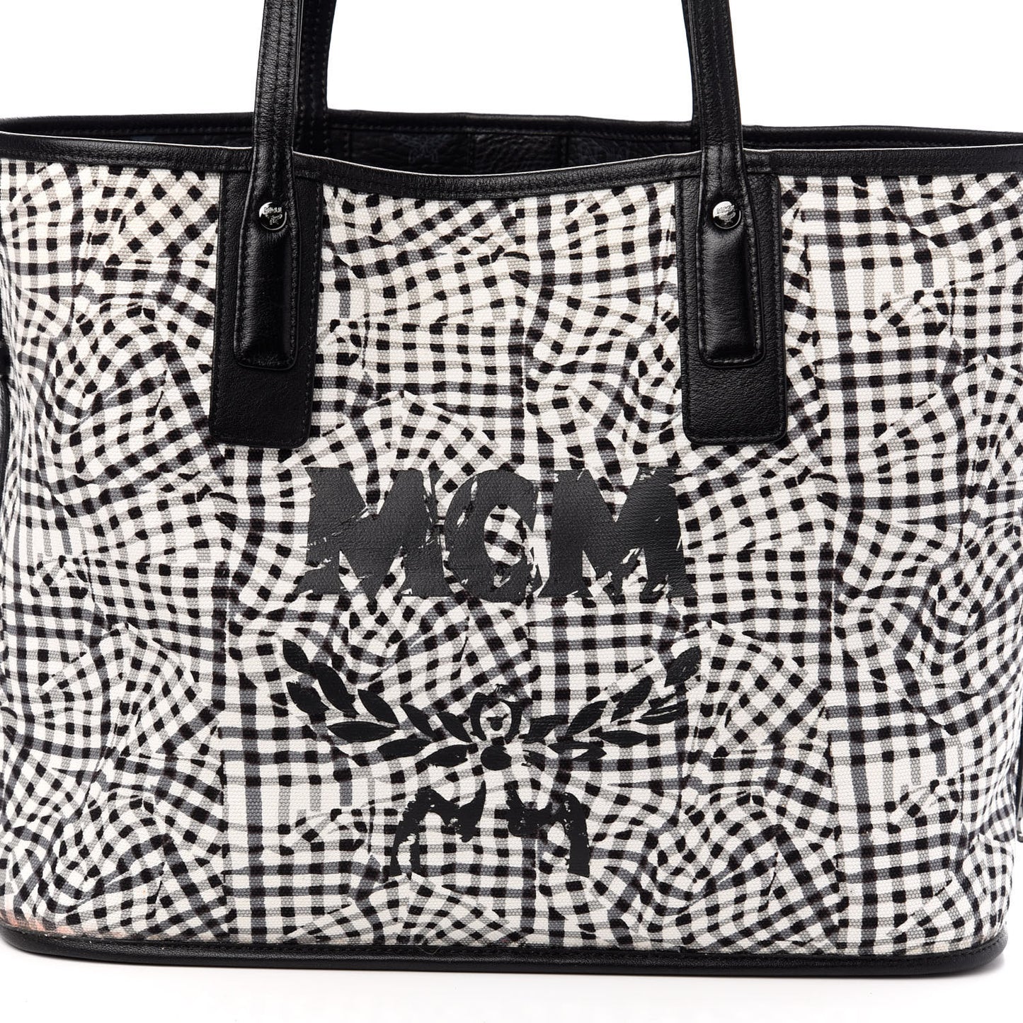 Visetos Medium Liz Reversible Shopper Tote Black