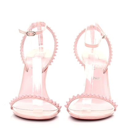 Christian Louboutin Patent So Me 100 Sandals 36.5 Rosy 2 of 7