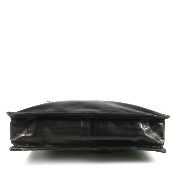 Vintage Leather Tassel Bag Black
