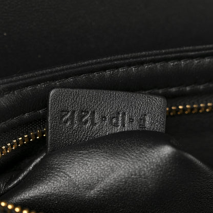 Celine Shiny Calfskin Medium Triomphe Black 7 of 14