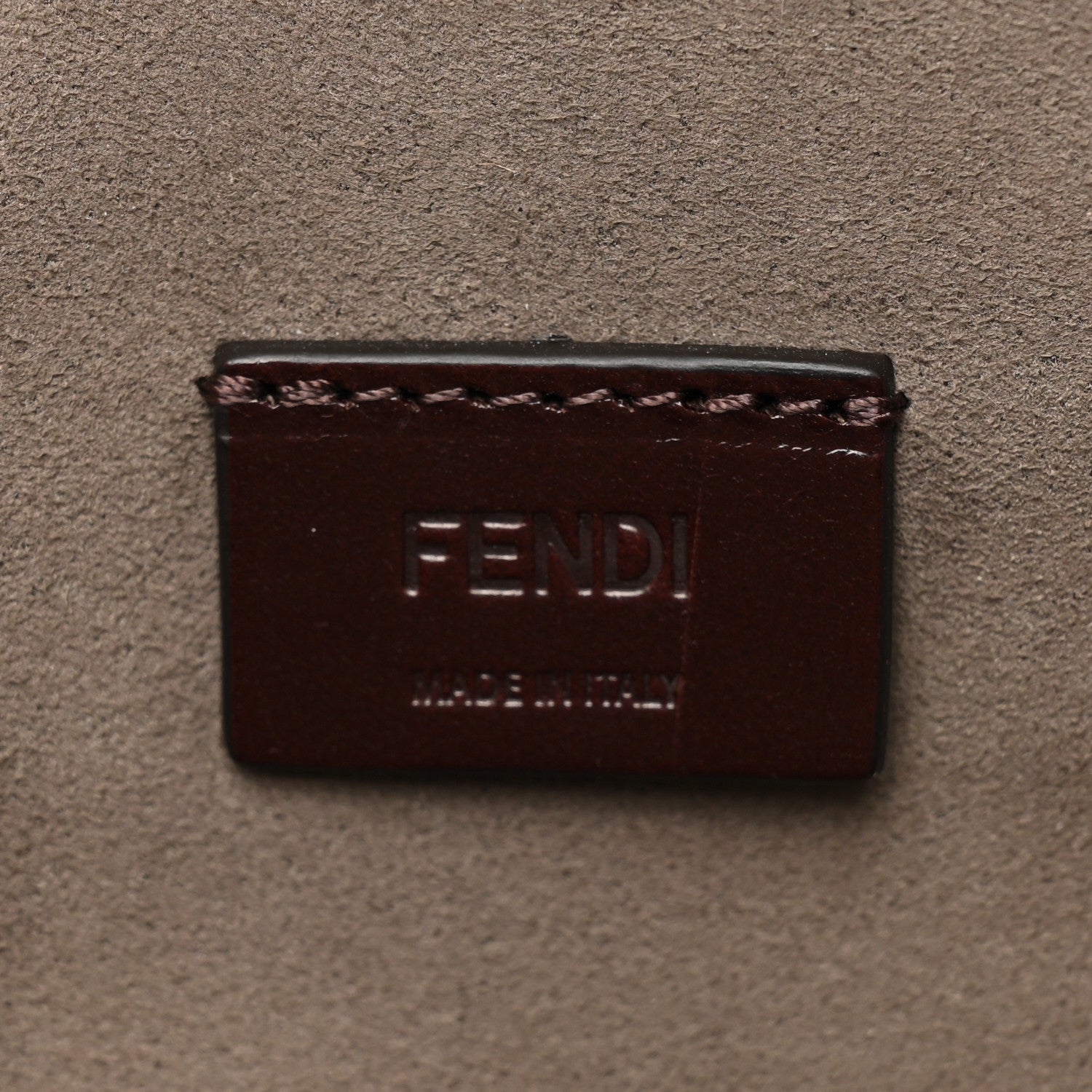 Fendi Cuoio Romano Logo Clutch Black 6 of 9