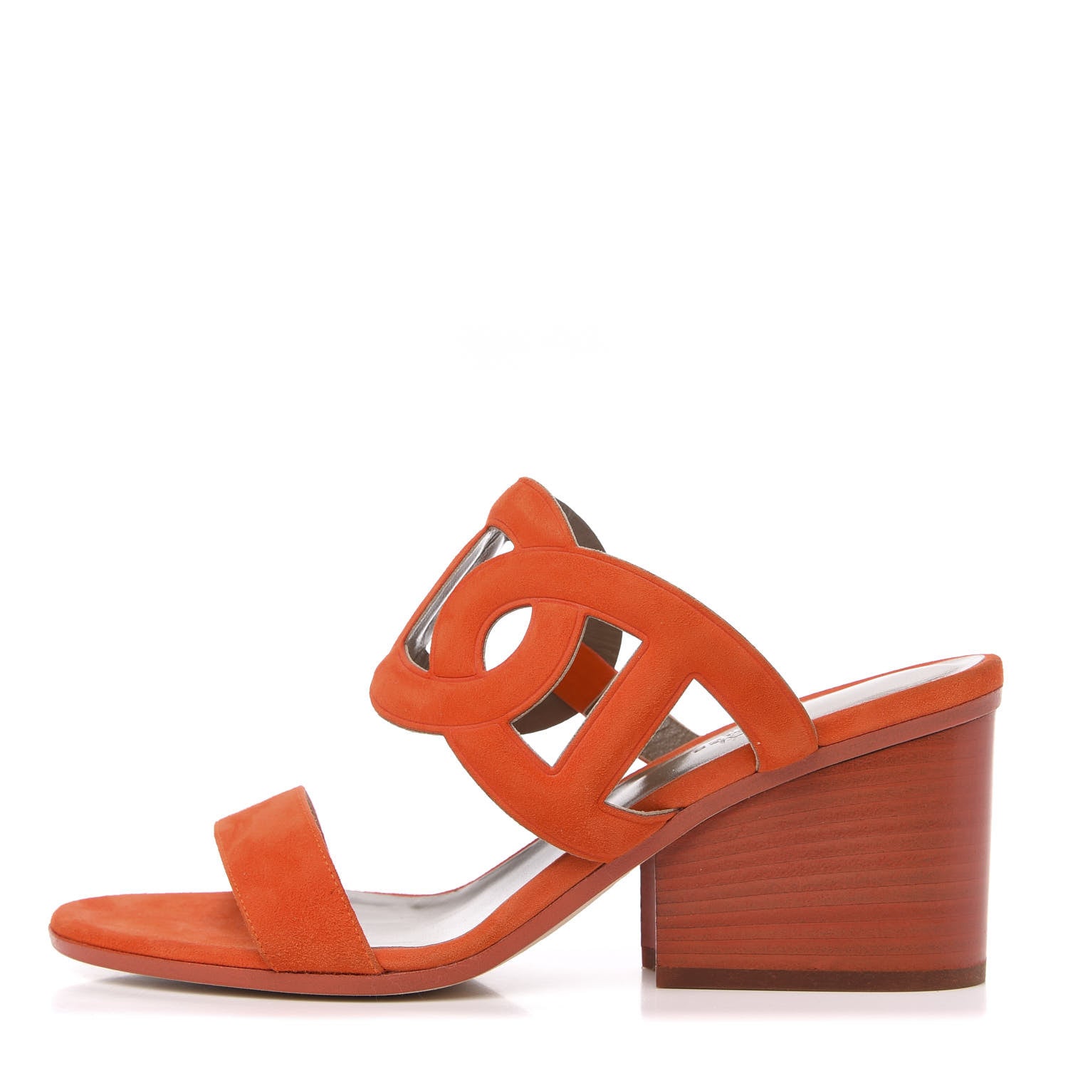 Hermes Suede Goatskin Peace Sandals 39 1 of 10