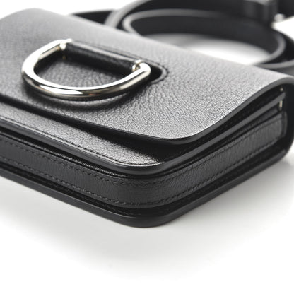 Burberry Goatskin Mini D-Ring Bag Black 7 of 10